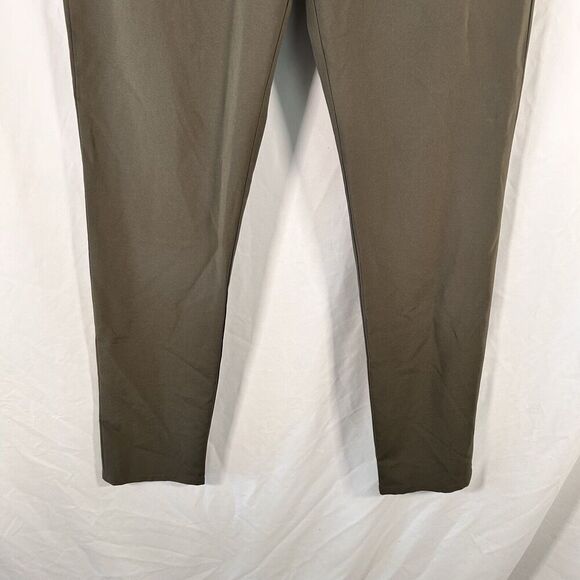 Normal Brand Pants Men's 32x32 Green Button Zip Pockets Nylon No Logo - Picture 3 of 9